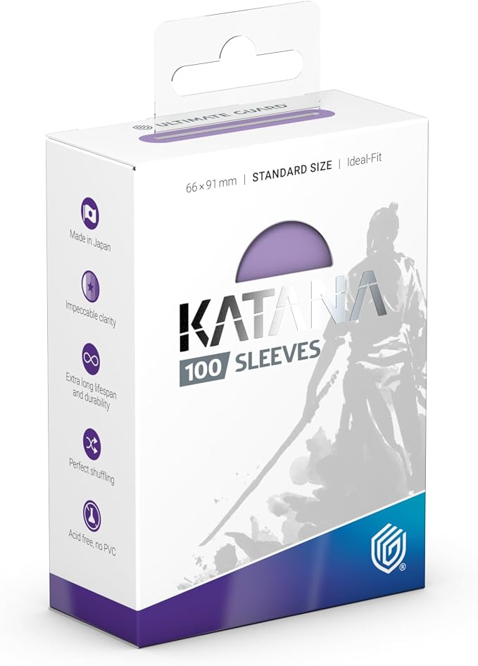Ultimate Guard Katana Card Sleeves: 100 Standard Size TCG Sleeves, 66 x 91mm - Image 2