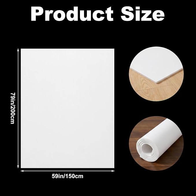 2 PCS 59" x 79" High Density Foam Sheets 35D Durable Cushion Craft Foam - Image 2
