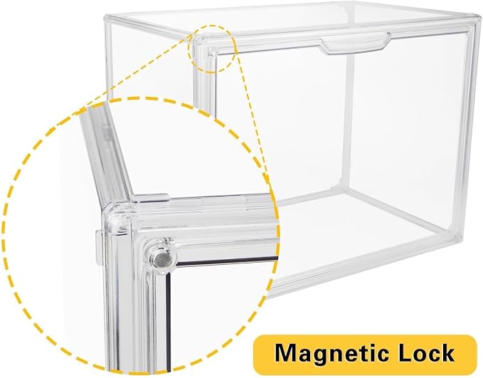 GUDEMAY Clear Stackable Plastic Storage Bins - Image 6