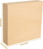 QTLCOHD 12Pcs Unfinished Wood Blocks - Image 2