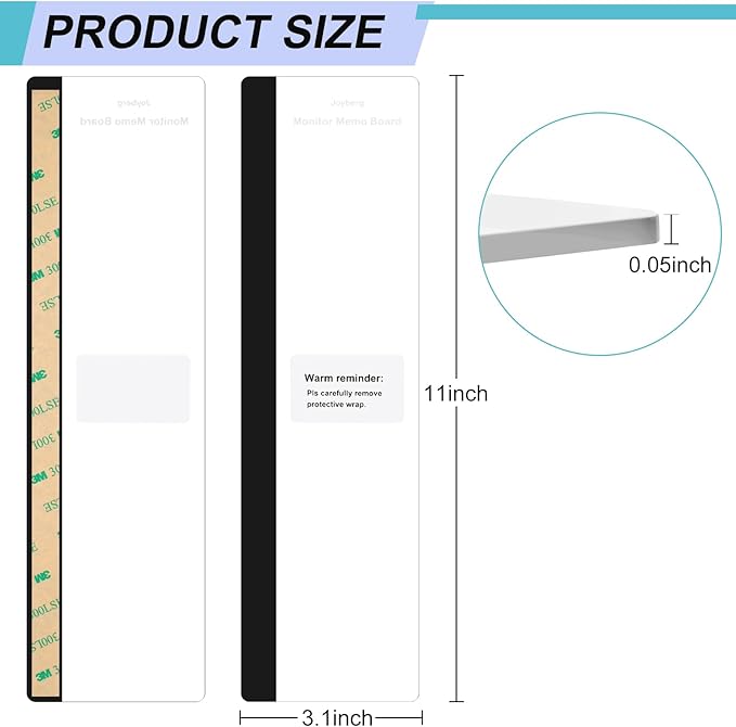 Joyberg 3PCS Monitor Memo Board, Memo Board - Image 2