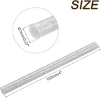 uxcell Mini Hot Glue Sticks for Glue Gun 7mm x 100mm Glitter Bright Silver 12pcs - Image 2
