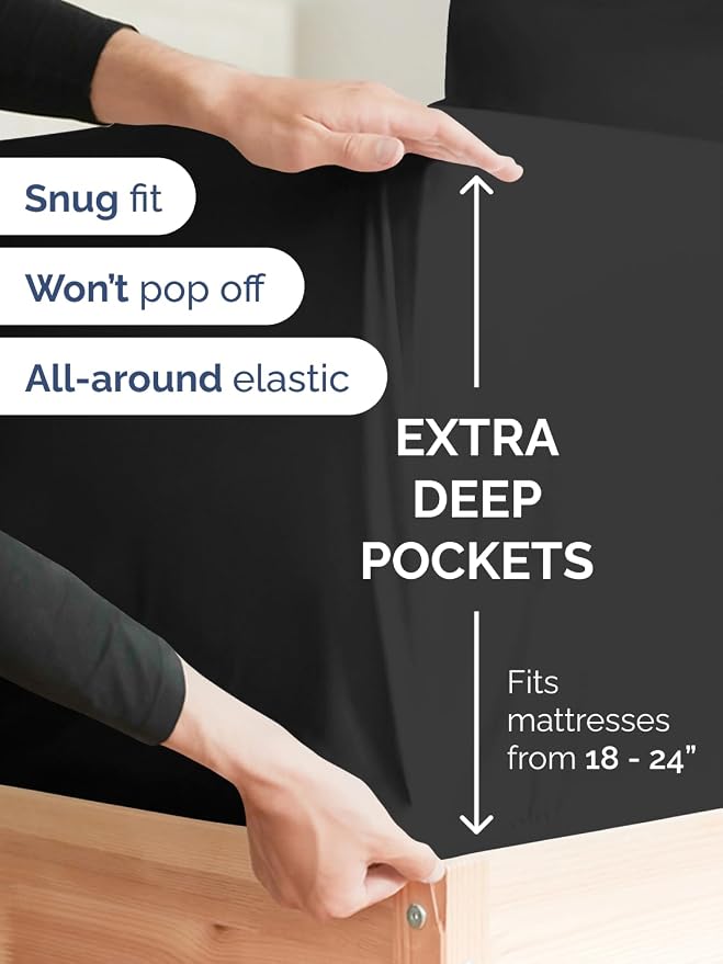 Extra Deep Twin Sheet Set - Image 3