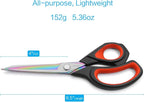 LIVINGO Premium Tailor Scissors Heavy Duty Multi-Purpose Titanium Coating - Image 2