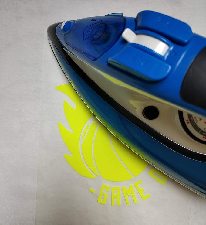 FUNKAKA Neon Yellow HTV Heat Transfer Vinyl Rolls, Stretchy PU HTV Vinyl - Image 6