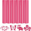 Tintnut Punch Pink Heat Transfer Vinyl, easy cut & weed, stretch washable by Tintnut