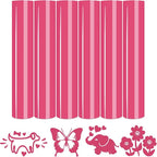 Tintnut Punch Pink Heat Transfer Vinyl, easy cut & weed, stretch washable by Tintnut