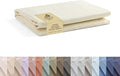 Linen Home 100% Cotton Percale 1 Flat Sheet, Full Size by LINENHOME