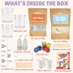 Kalakaram Latte Candle Making Kit | Make 3 Aromatic Candles - Image 2