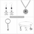DanLingJewelry 100Pcs 10 Styles Baking Charms Cupcake Bakery Coffee Egg Beater - Image 6