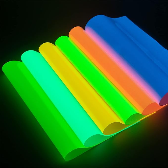 Glow in The Dark Heat Transfer Vinyl - Image 2