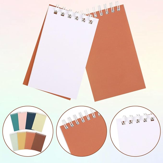 24 Pack Mini Notebooks for Kids Small Spiral Journal Notepads Party Favor | - Image 3