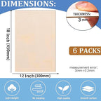 18 Pack Basswood Sheets for Crafts 12x18x1/8 Inch, 3mm Thick Unfinished Balsa - Image 2