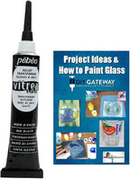 Glass Paint Outliner Black Leading: Permanent Bake Bonding Technology, Create by DIYGateway
