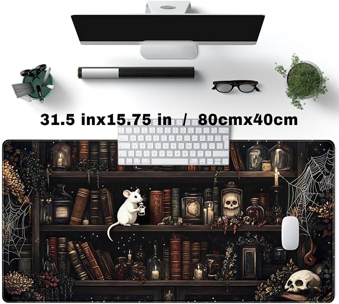 Dark Witchy Desk Mat Gaming Desk Pad Large Mouse Pad, Magician'S Fantasy - Image 3