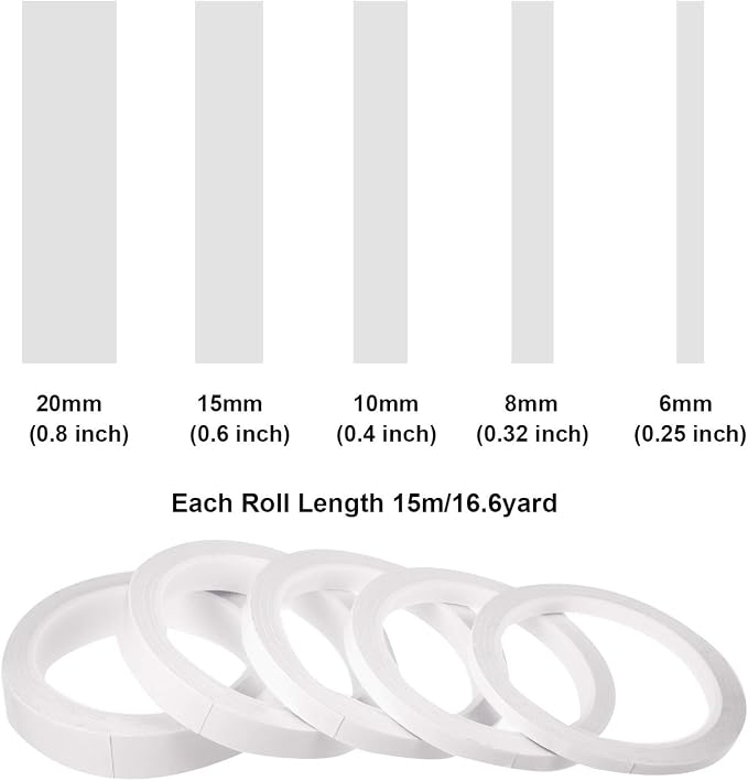 Chuangdi 8 Rolls Double Sided Tapes - Image 2