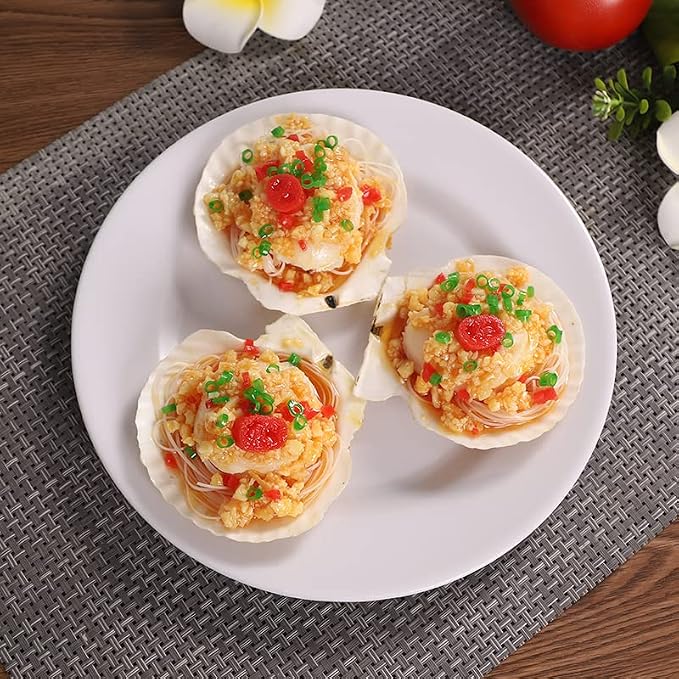 15 Pcs Sea Shells White Large Scallop Shells - Image 7