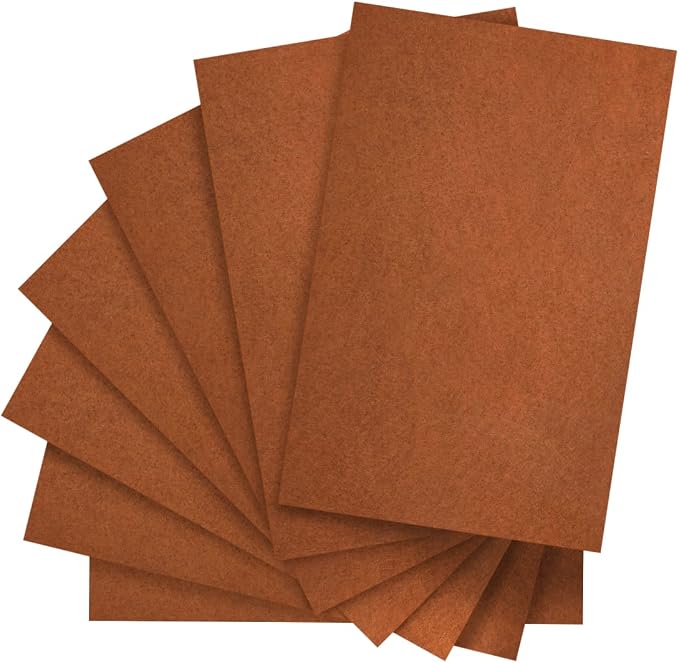 IOOLEEM Brown Felt Sheets, Craft Felt Fabric Sheets, Sewing Felt Rectangle by IOOLEEM