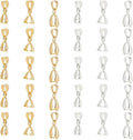 PH PandaHall Pinch Clip, 120 Pieces 6 Styles Pinch Clip Bail Clasp Dangle Charm by PHPandaHall