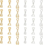 PH PandaHall Pinch Clip, 120 Pieces 6 Styles Pinch Clip Bail Clasp Dangle Charm by PHPandaHall