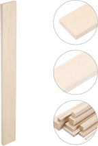 MECCANIXITY 6pcs Wood Sticks, 3/8"x 1.6" x 15" Rectangle Wooden Cube Wood - Image 3