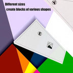 5 Pcs Quilting Rulers and Templates Plexiglass - Image 4