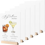 8x10 Inch Blank White Acrylic Sign by JINMURY