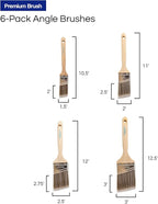 Pro Grade Angle Paint Brushes, Paint Brush Set - Image 2