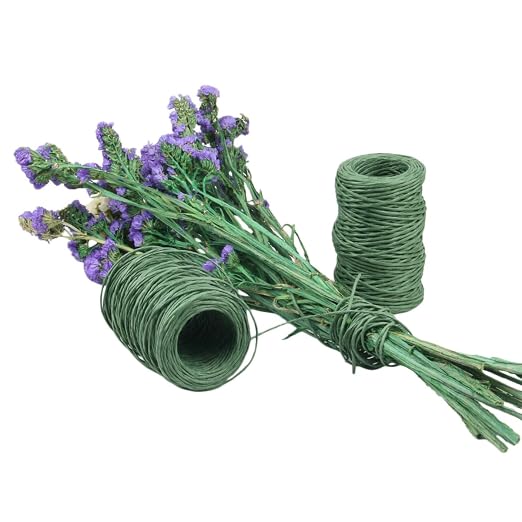 Floral Wire, Rustic Paper Wrapped Metal Wire 14 Gauge 164 Feet | Bind Wire Twine - Image 3
