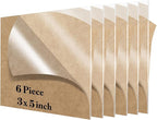Lesnlok 6 Pieces 3 x 5 Acrylic Sheet1/8 Thick 3mm Plexiglass Sheet, by Lesnlok