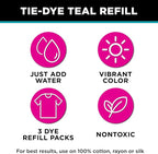 Tulip One-Step Tie-Dye Kit, 3 Fabric Dye Refill Packs - Image 3