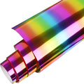 Gatichetta Metallic Foil HTV Roll Holographic Rainbow Heat Transfer Vinyl by Gatichetta