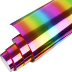 Gatichetta Metallic Foil HTV Roll Holographic Rainbow Heat Transfer Vinyl by Gatichetta