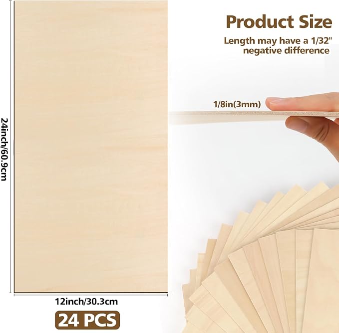 Adrattnay Basswood Sheets 3mm - Image 2