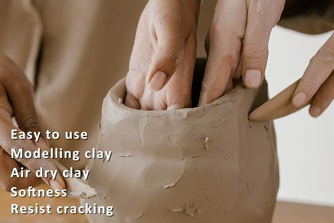 ReArt Air Dry Modeling Clay, for Sculpting, Wheel Throwing, Hand Building - Image 4