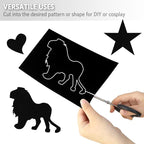 10 PCS Self Adhesive Felt Sheets, 8.3" x 11.8" Velvet Flock Backing Paper Liner - Image 6