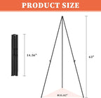 Easel Stand for Sign, Lightweight Adjustable Tripod Art Easel Stand for Wedding - Image 2
