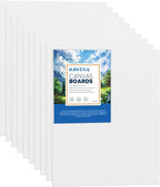 Canvases for Painting Pre Primed 100% Cotton White Blank Canvas Boards for by HANSILK
