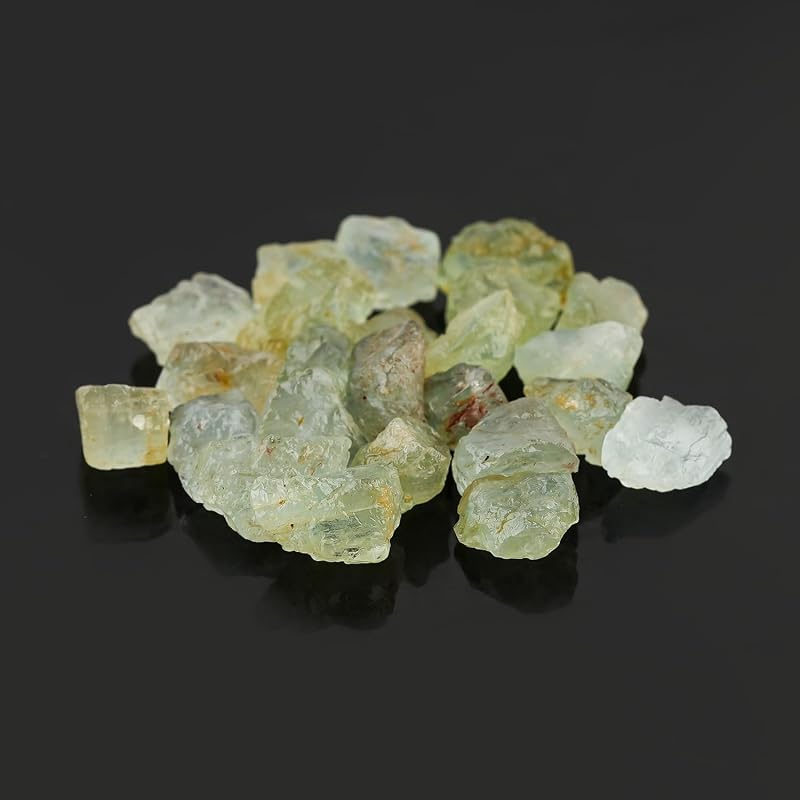 ColouredRocks 100 carats Aquamarine Crystals, Raw Stones, Rough Gemstones - Image 2
