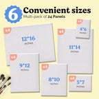 Chalkola Paint Canvases for Painting Multipack - Image 2