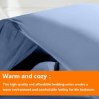 TAIMIT Slate Blue Full Size Comforter Set - Image 2