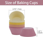 Silicone Baking Muffin Cups 12 Pack, Reusable Cupcake Liners Cake Molds - Image 6