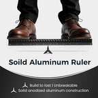 Rena Chris Architectural Scale Ruler: 12" Imperial Aluminum Alloy Metal - Image 5