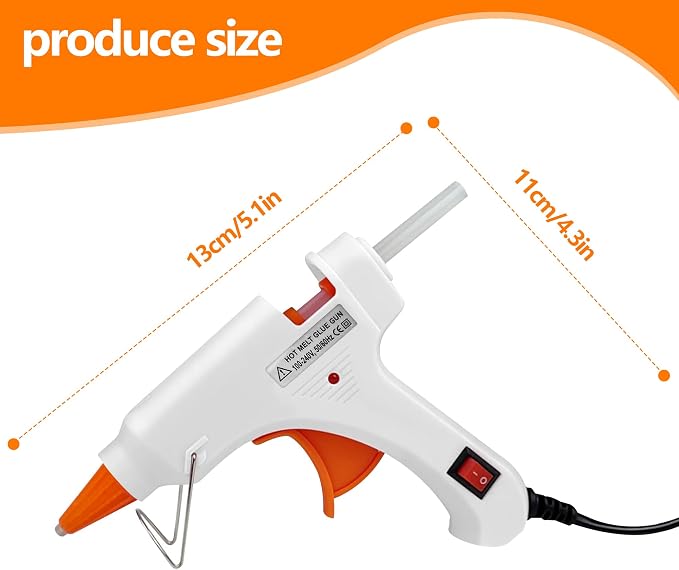 Mini Hot Glue Gun Kit 8 Pieces Hot Melt Gun Crafts - Image 2