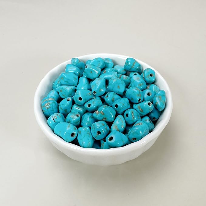 Turquoise Irregular Beads for Bracelet Making - Image 5