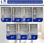 Pro Grade - Paint Brushes - 12Ea 2" Angle Brushes - Image 3