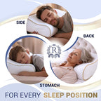 Memory Foam Pillow, Cervical Pillow 4-Layer Queen, Contour Pillow, Side Sleeper - Image 7