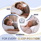 Cervical Memory Foam Pillow – 4-Layer Adjustable King Size Contour Design - Image 7