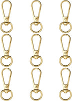 12pcs Swivel Push Gate Snap Hooks Clasps by TiSuit