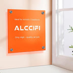 Orange Acrylic Sheet 12" x 16" x 1/8" Thick, ALCCIFI 2 Pack Opaque Glossy Cast - Image 6